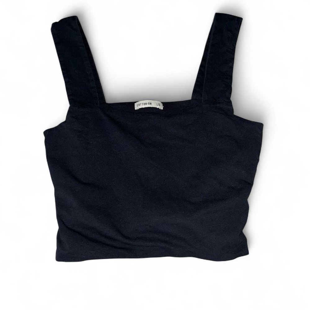 Cotton On Black Crop Top